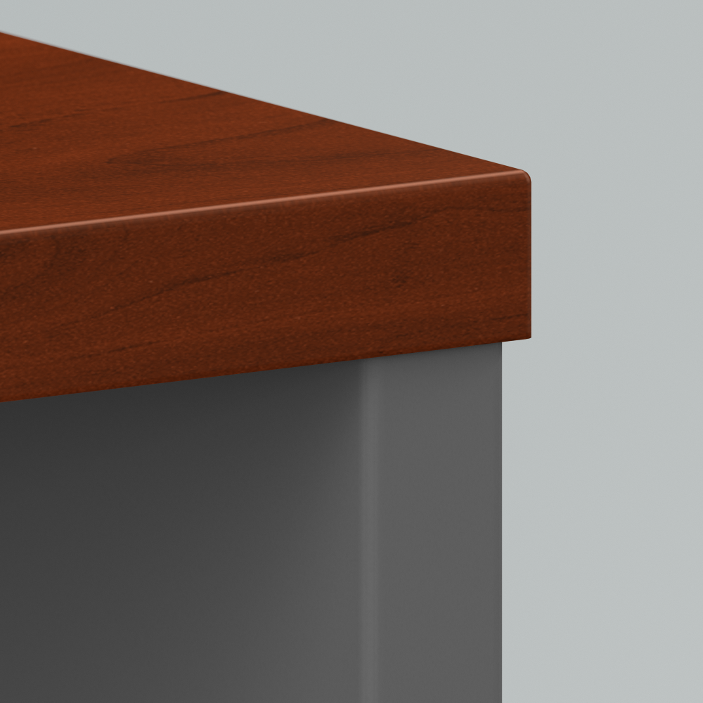 Series C Desk Credenza with 2 Drawer Mobile Pedestal