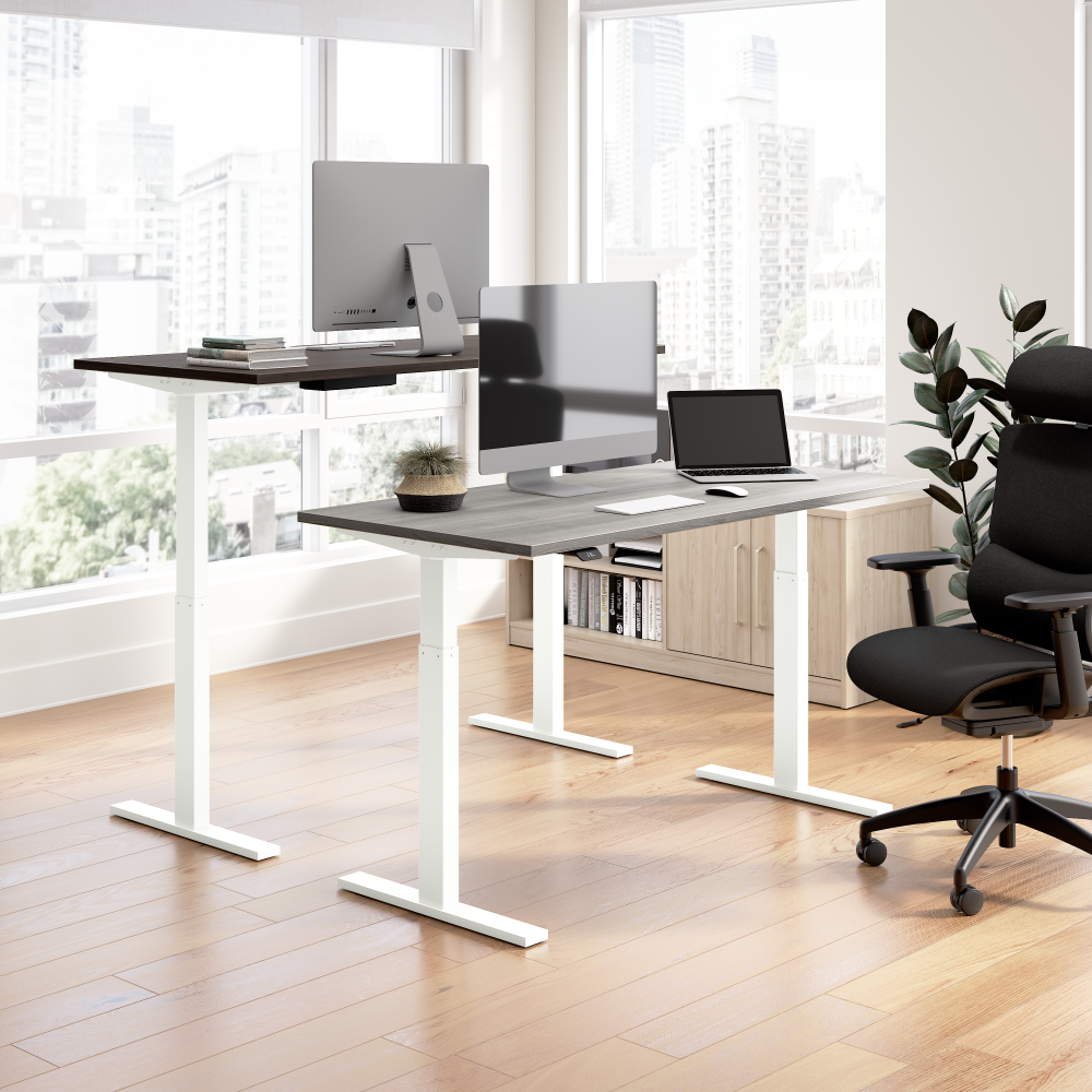 Move 60 Series 60W Height Adjustable L Shaped Standing Desk
